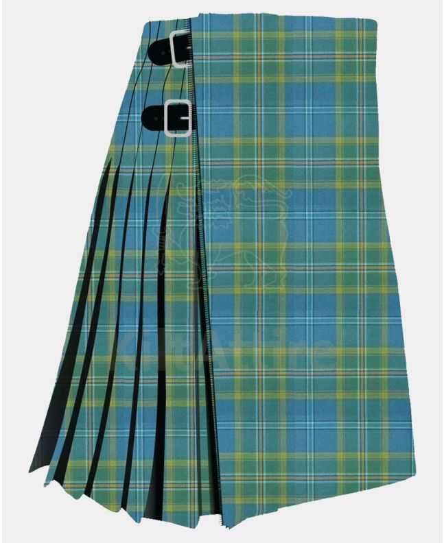 All Ireland Blue Modern Tartan Kilt