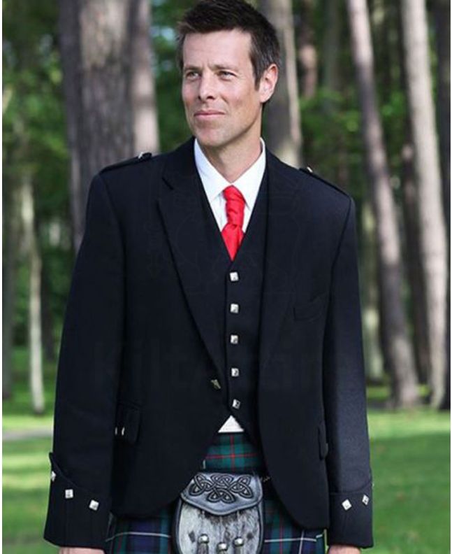 Argyle Kilt Jacket and Waistcoat 