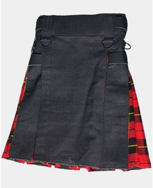 Baby Denim Hybrid Utility Kilt