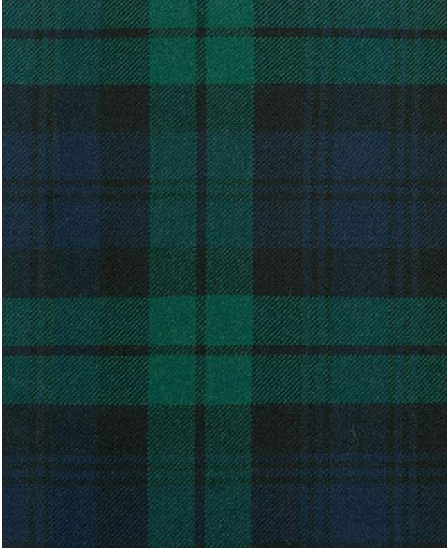 Black Watch Tartan Fabric