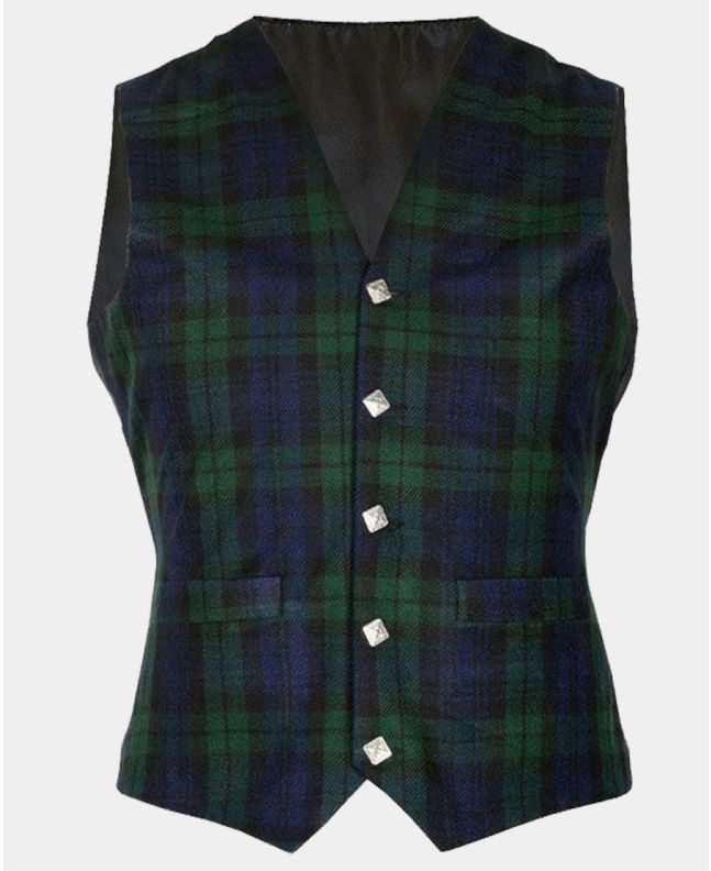 Black Watch Tartan Kilt Vest