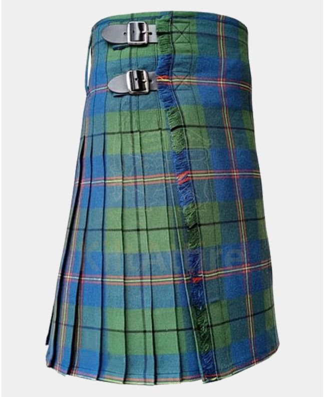 Carmichael Ancient Tartan kilt R side