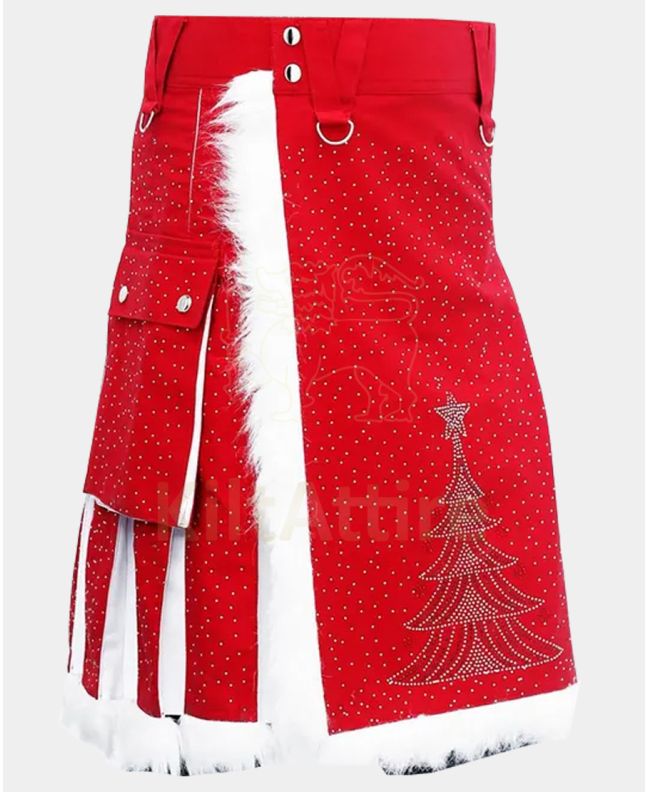 Christmas Parties and New Year Hyrbrid Kilt