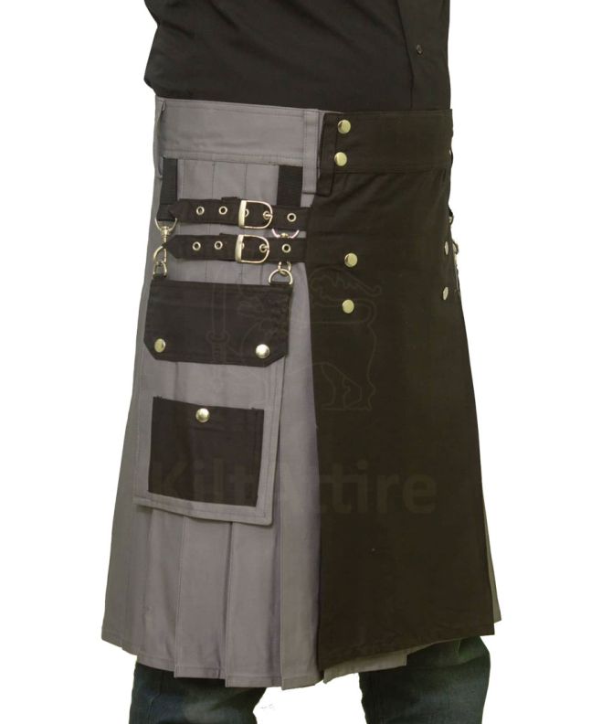 COLLUSION Checkerboard Revere Hybrid Kilt