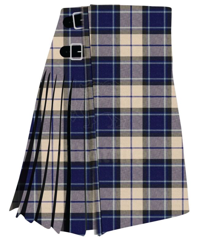 Comrie Navy Blue Modern Tartan Kilt 