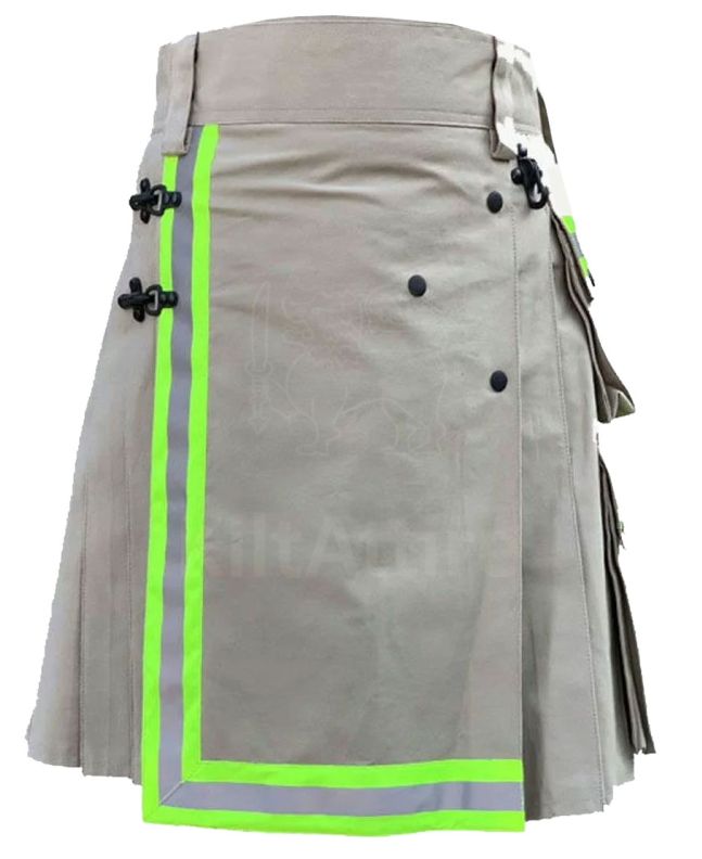 Grey Firefighter Utility Kilt