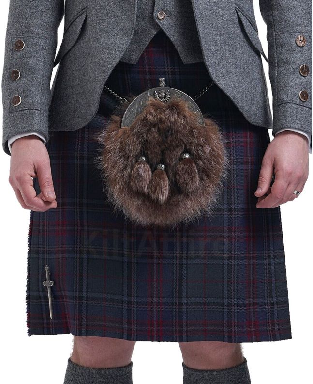 Grey Stewart Tartan Kilt 