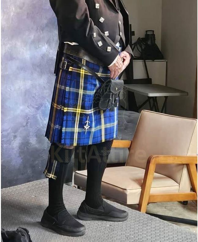Kansas Freemasons Tartan Kilt