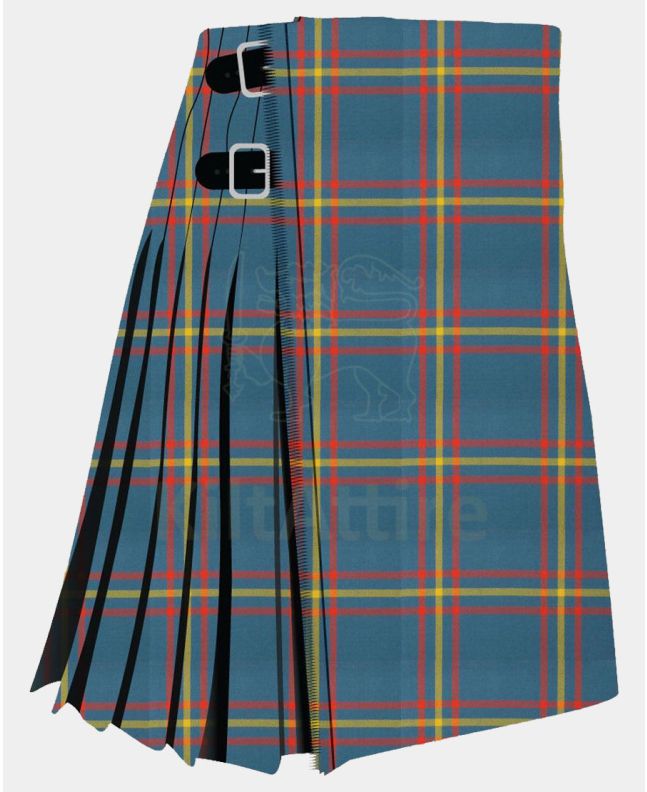  MacLaine of Lochbuie Hunting Ancient Tartan Kilt Front