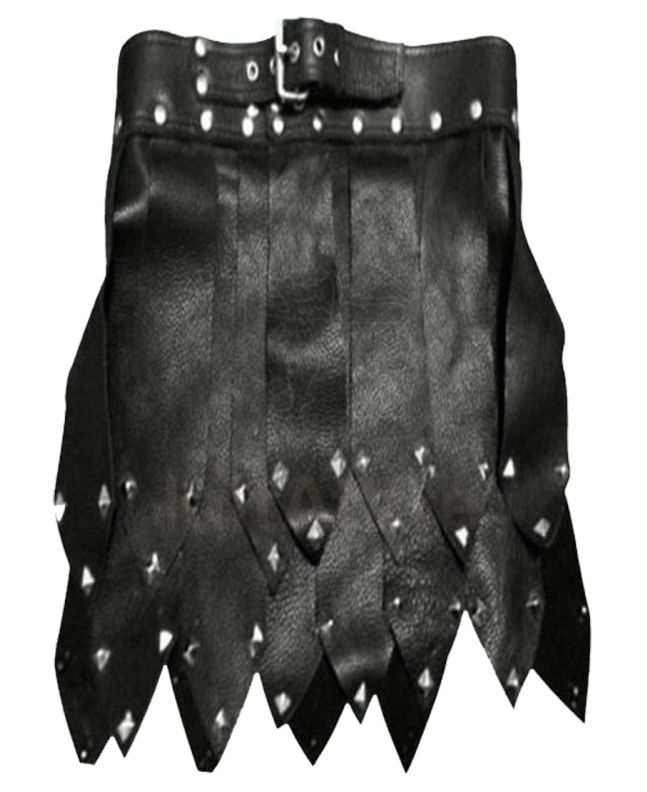 Mens Roman Style Leather Kilt