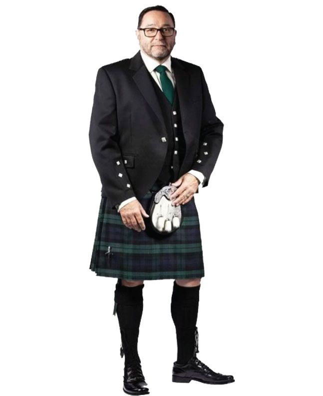 Modern Argyll Kilt Outfit for Wedding