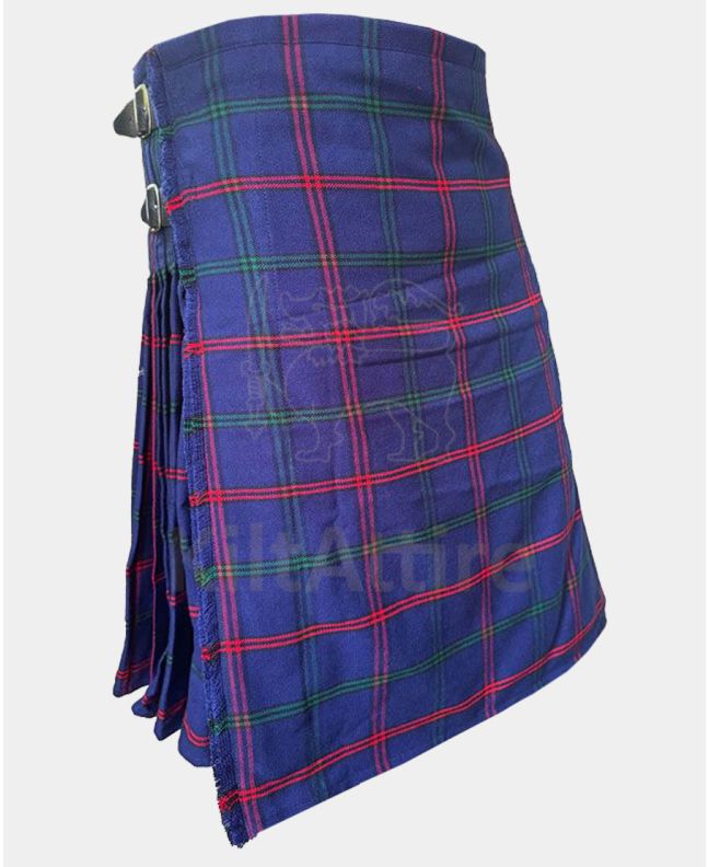 Montgomery Modern Tartan Kilt Side