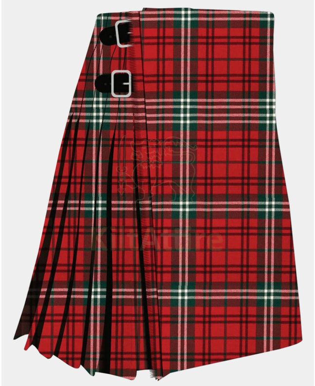  Morrison Red Modern Tartan Kilt