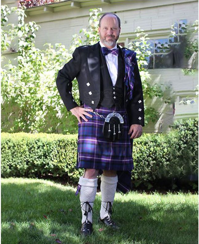 Prince Charlie Full Kilt Outfit
