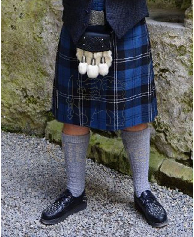 Ramsay Blue Modern Tartan Kilt 