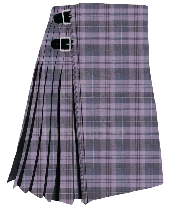 Silver Granite Modern Tartan Kilt 