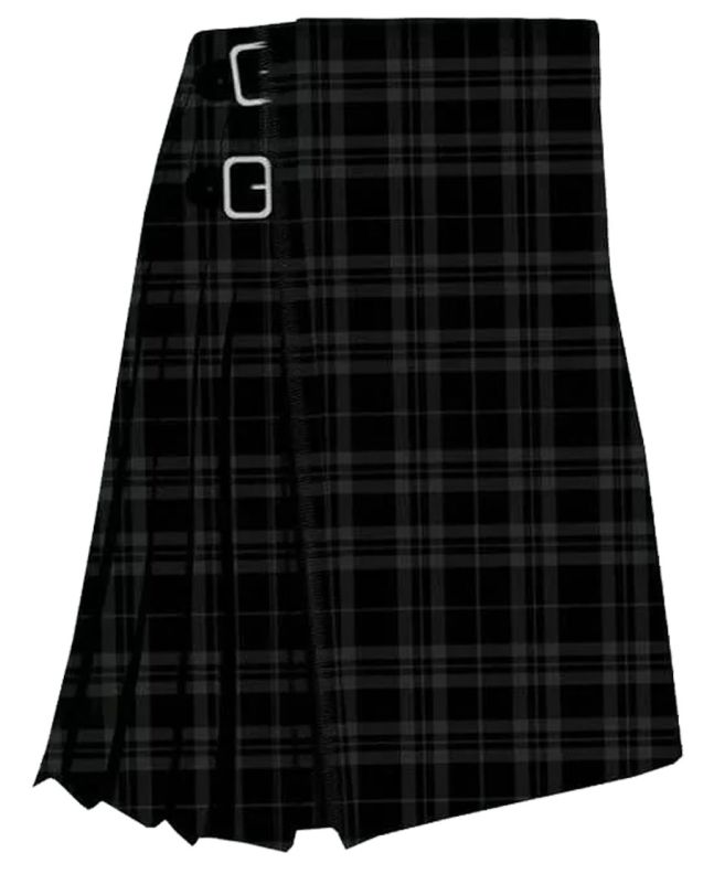 Spirit of Glyndwr Grey Welsh Modern Tartan Kilt 