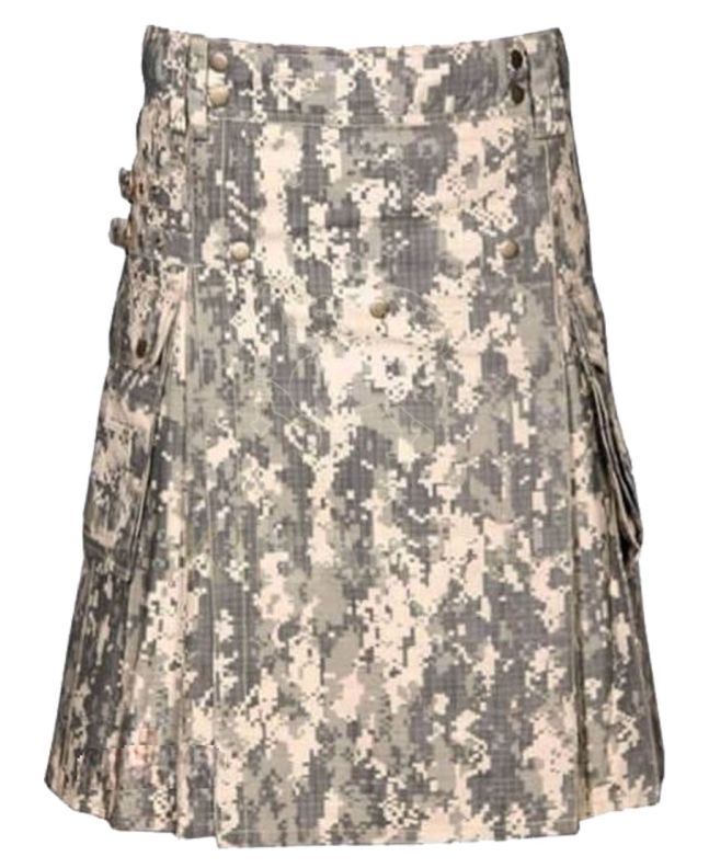 Tactical Digital Camo Kilt for Men
