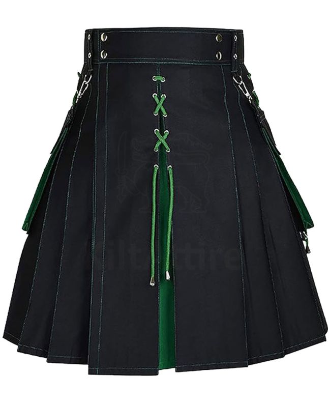 Traditional Hybrid Laces Kilt for Men