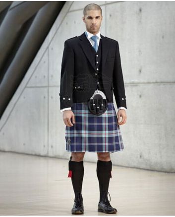 Argyle Kilt Outfit for Men