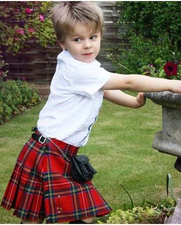 Baby Royal Stewart Tartan Kilt