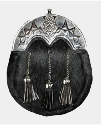 Black Dress Kilt Sporran