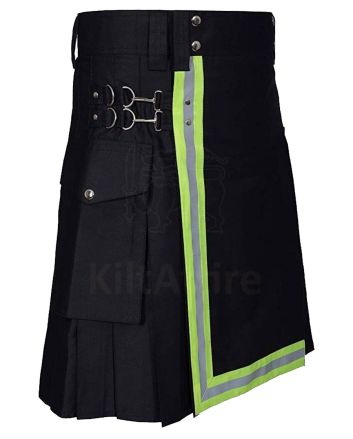 Black Utility Kilt