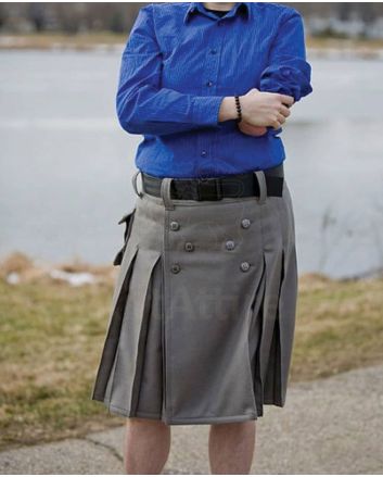 Cargo Utility Kilt With Dual Pocket