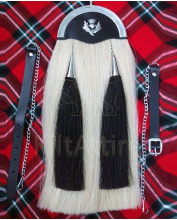 Celtic Cantle Horse Hair Sporran
