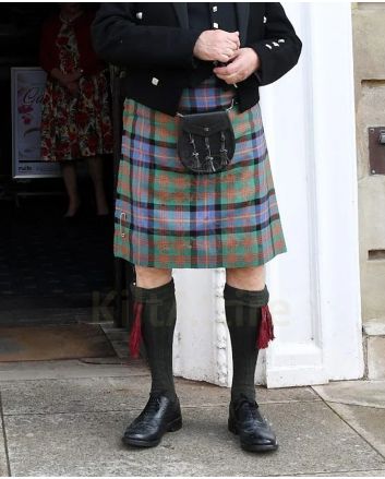 Cochrane Ancient Tartan Kilt Front