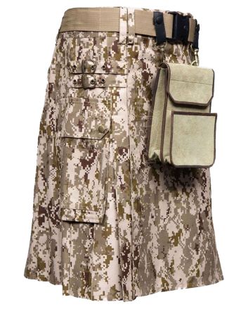 Digital Fashion Camo Utility Kilt