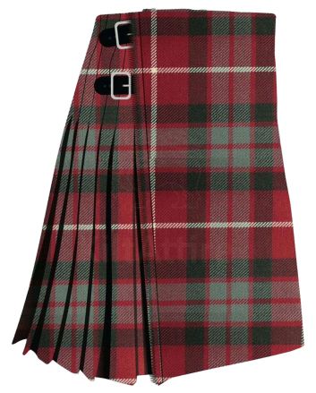 Fraser Red Muted Tartan Kilt