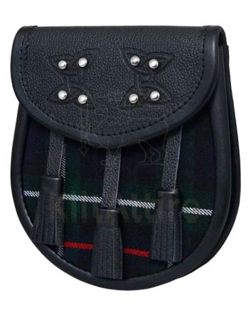 Scottish Celtic Embossed Tartan Sporran