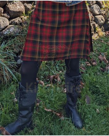 Maple Leaf Canadian Modern Tartan Kilt