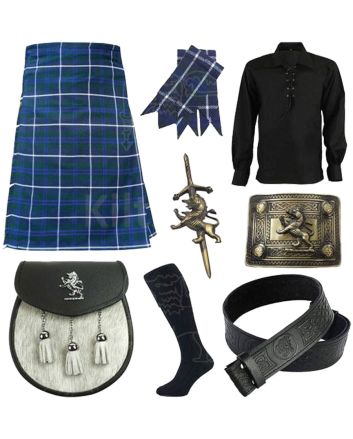 Modern Douglas Tartan Kilt Set