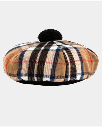 Tam O Shanter Scottish Tartan Cap