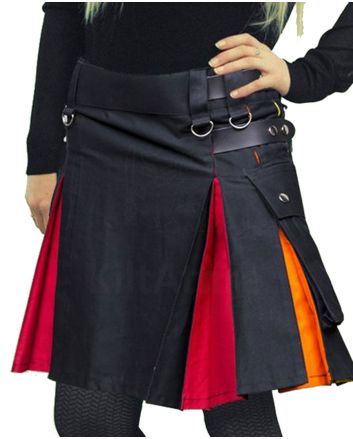 Rainbow Utility Kilt For Women