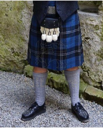 Ramsay Blue Modern Tartan Kilt