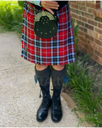 Thomson Red Modern Tartan Kilt 