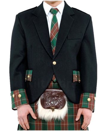 Welsh Argyle Kilt Jacket and Waistcoat