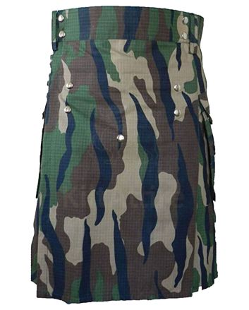 WoodLand Camouflage Kilt