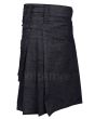 Active Men Denim Utility Kilt