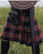Black Stewart Modern Tartan Kilt 