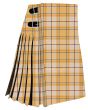 Comrie Gold Modern Tartan Kilt 