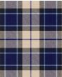 Comrie Navy Blue Modern Tartan Kilt Fabric