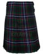 Custom Made Green Navy Black Tartan Kilt Back
