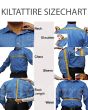 Dark Green Jacket Argyll Kilt Outfit SizeChart