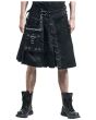 Deluxe Black Fashion Kilt for Men 