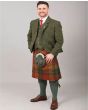 Forest Green Tweed Jacket Kilt Outfit For Men