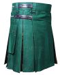 Green And Woodland Camo Hybrid Utility Kilt 